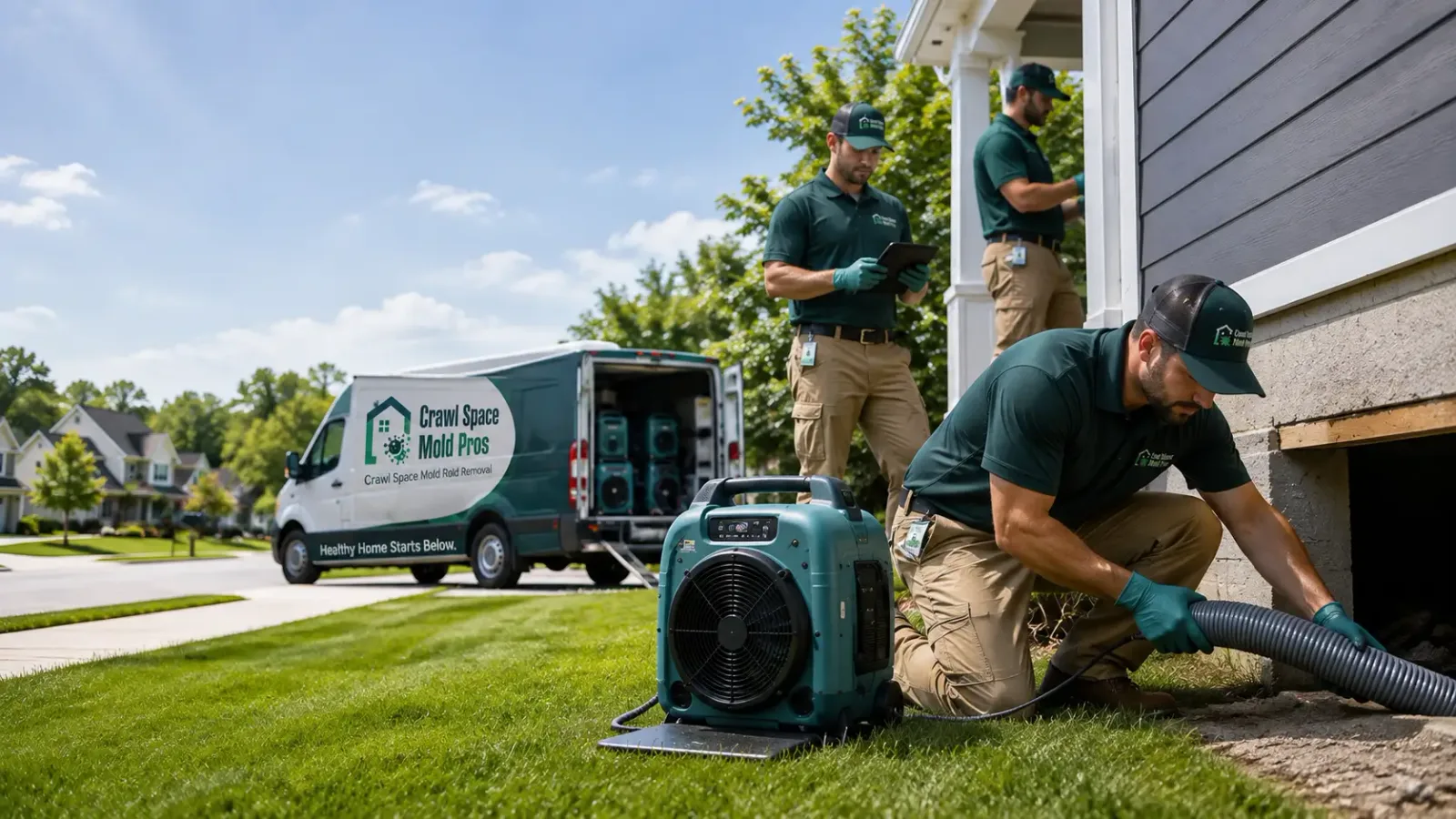 Crawl Space Mold Removal in Gladstone, OR